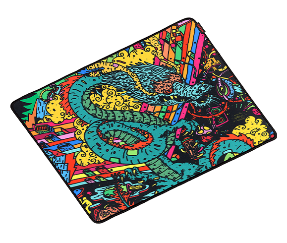 Mouse Pad Gamer PCYES Dragon Medium 500x400mm - 1