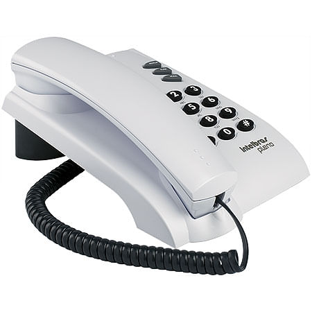 Telefone Pleno Cinza Ártico c/ Flash Redial Mute Bloqueio Intelbras - 1