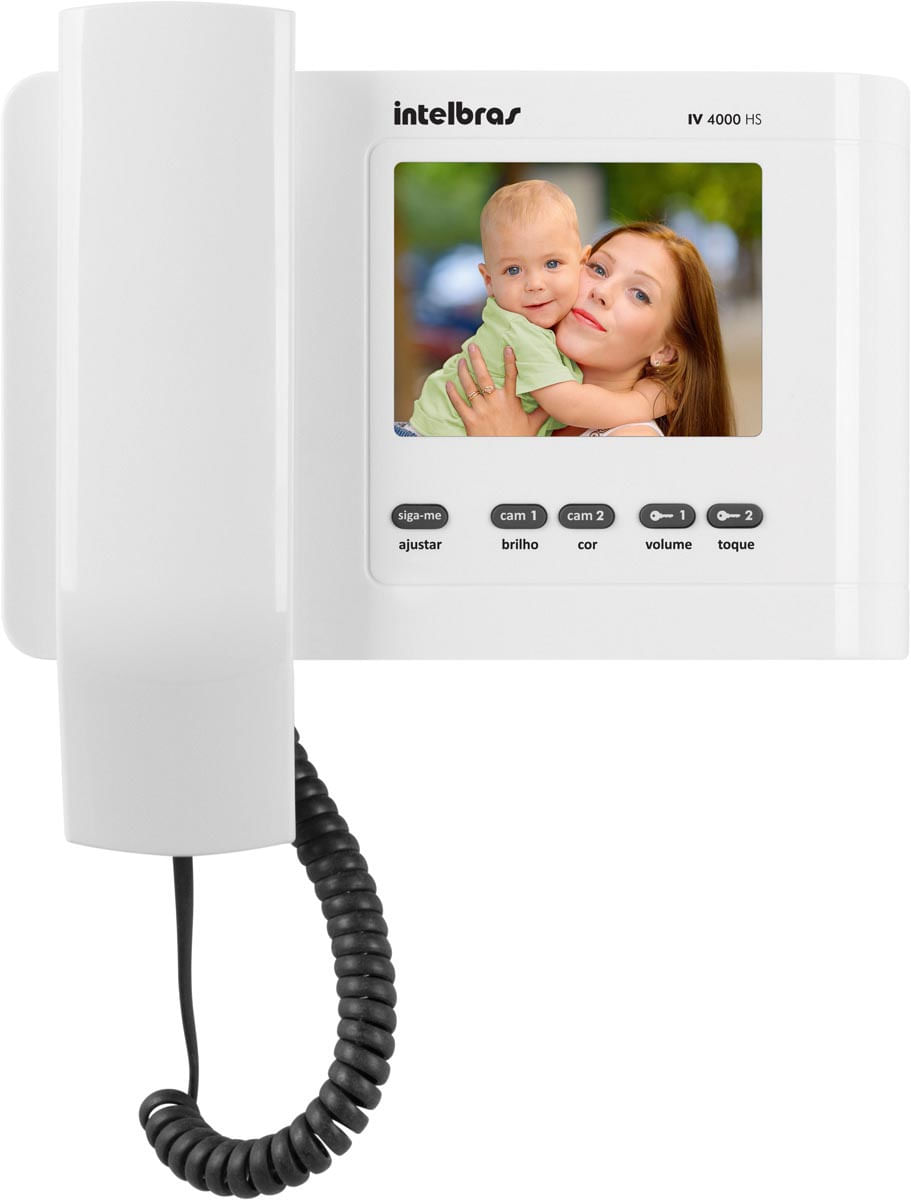 Video Porteiro IV 4010 HS Branco com Abertura Remota Intelbras - 2