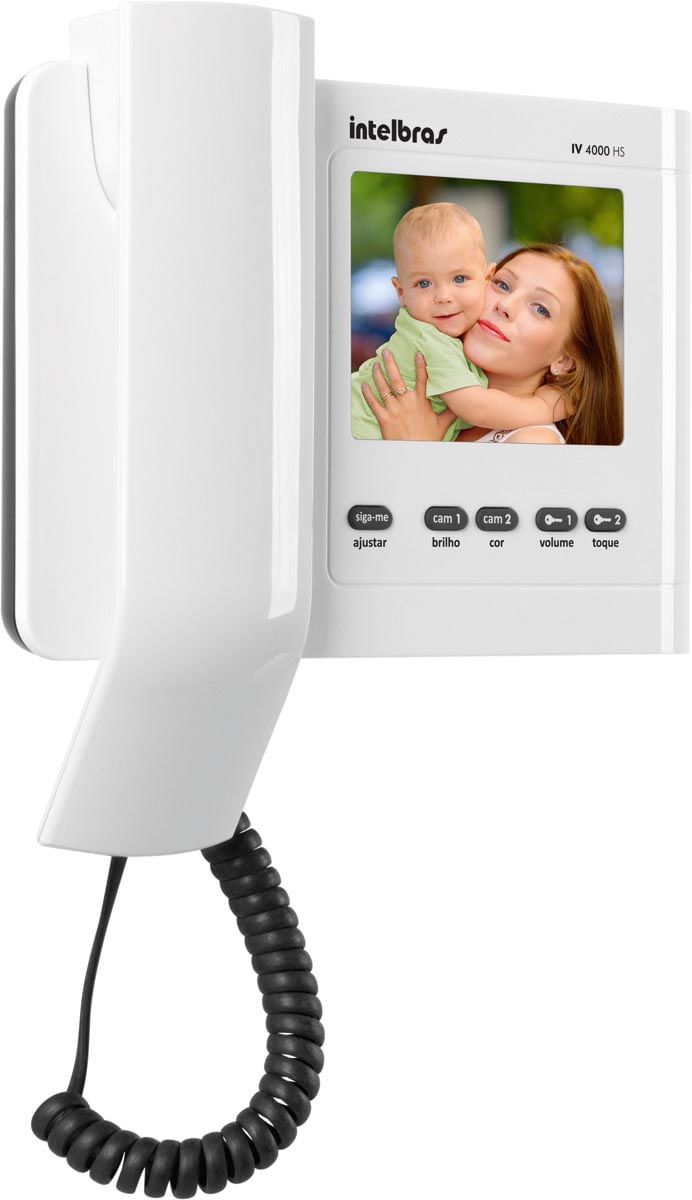 Video Porteiro IV 4010 HS Branco com Abertura Remota Intelbras - 3