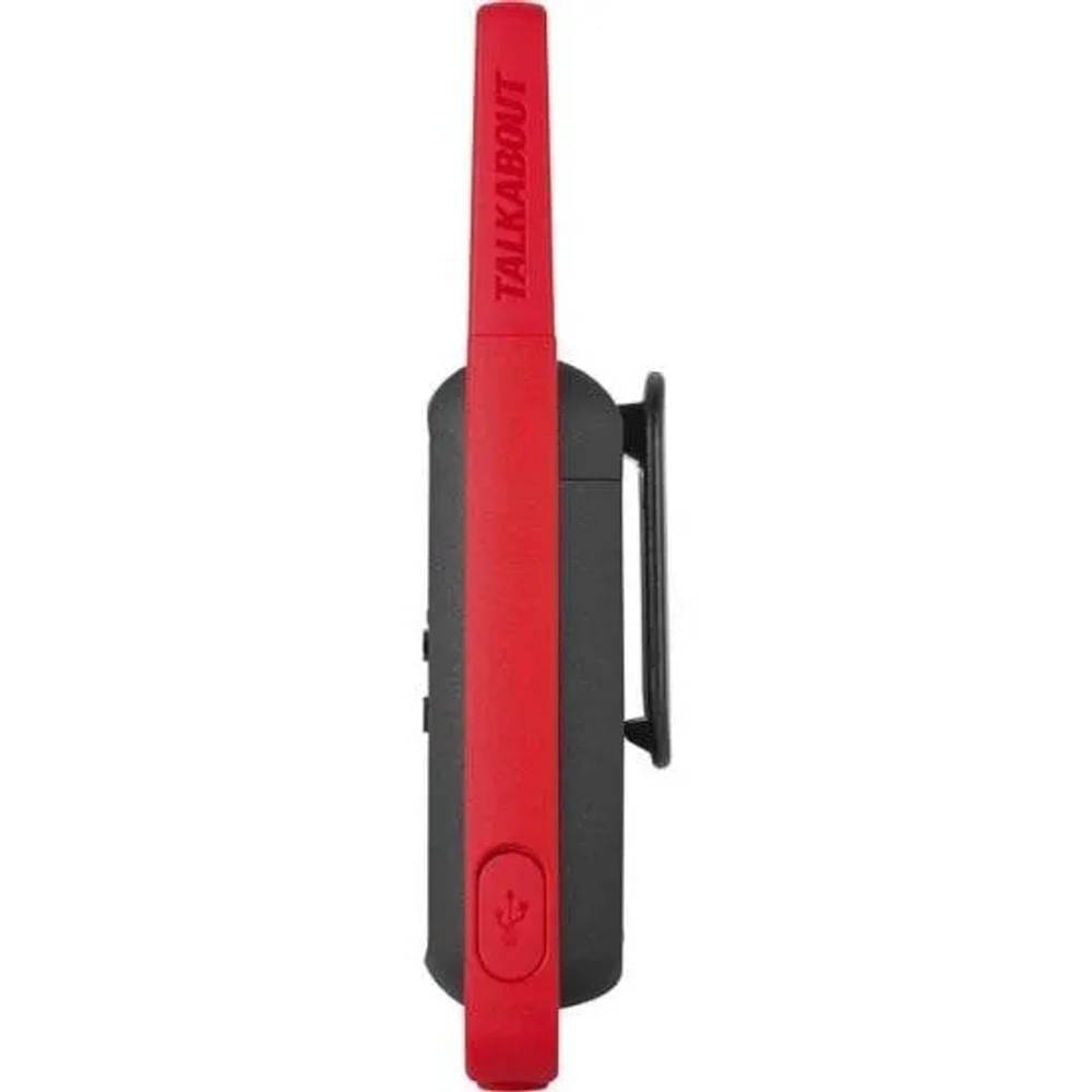 Rádio Comunicador Talkabout Motorola T210BR 32km Vermelho/Preto PAR / 2 - 7