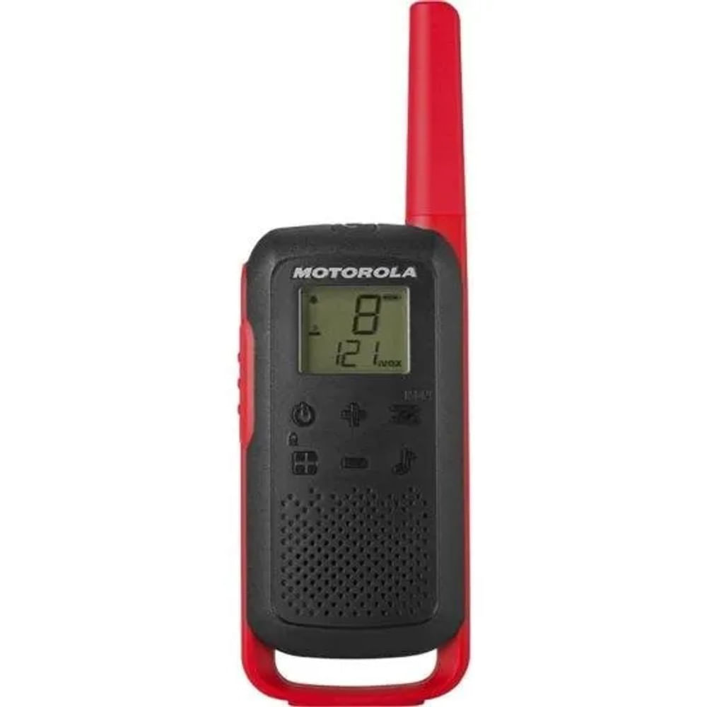 Rádio Comunicador Talkabout Motorola T210BR 32km Vermelho/Preto PAR / 2 - 16