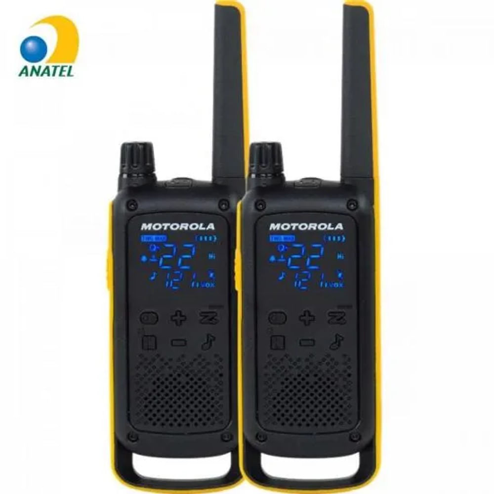 Rádio Comunicador Talkabout Motorola T470BR 35km Amarelo/Preto PAR / 2 - 9