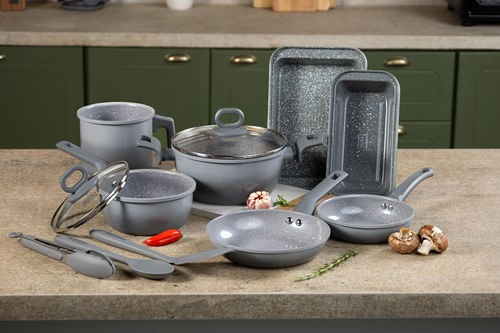 Conjunto Panelas 10 Peças Ceramic Line Indução BLACK+DECKER - 1