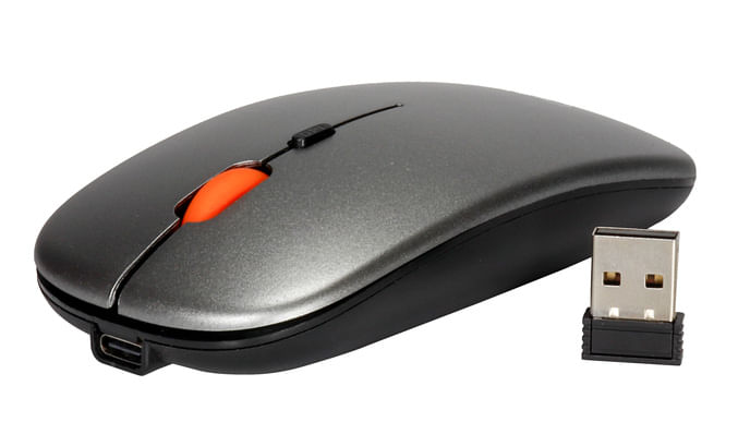 Mouse Dual Mode Cinza OEX - 2